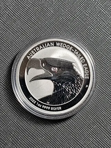 Silver  Coin 
2022 AUS 1 Oz Silver Wedge-Tailed Eagle BU