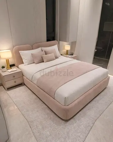 New Modern Bed Set with Nightstands