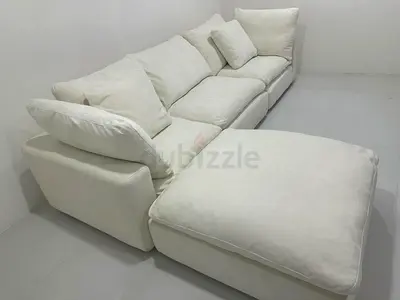 Marina home luscious sofa with footstool