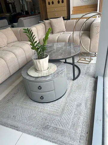 Stylish Modern Coffee Table with Grey Finish