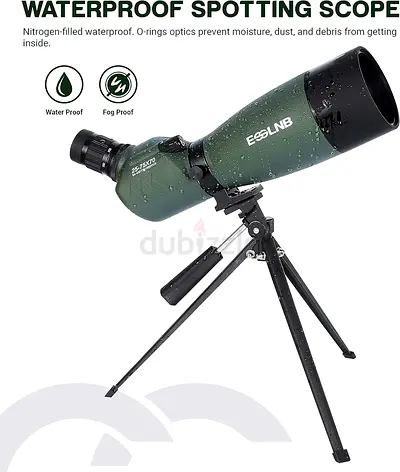 ISSLNB Spotter 25-75x70 Binoculars with Tripod Phone Adapter and 100% Waterproof Case, BAK4 Fully Mu