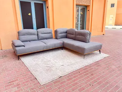 Adjustable home center L shape sofa