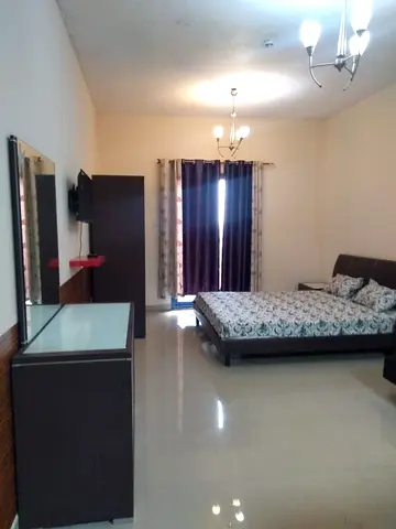 Fully Furnished studio for rent in nuaimiya Towers C , Ajman