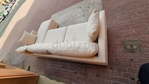Cratebarrel L shape sofa