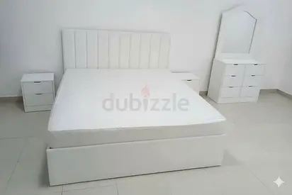Brand new velvet fabric queen size bed with medical Mattress