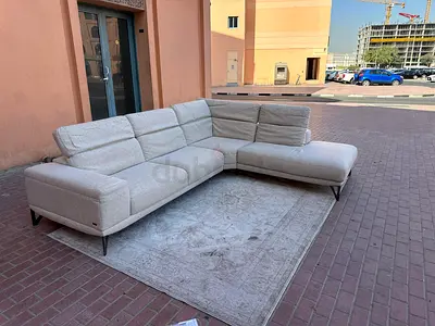 Pull out Italian L shape sofa