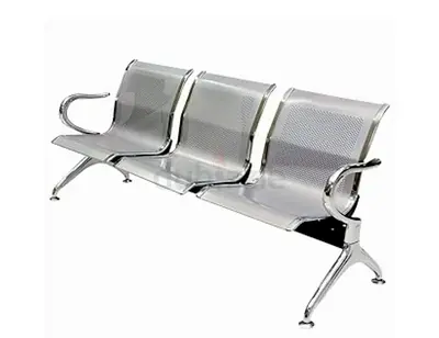 Modern Stainless Steel Bench