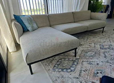 Selling As New IKEA applyard L Shape Sofa Gray