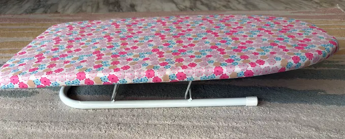 Portable Ironing Board with Floral Design