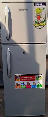 Geepas double fridge 130 ltr