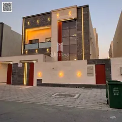 Luxury villa for sale in Al Amerah, located in a quiet and prime area close to schools, shopping cen