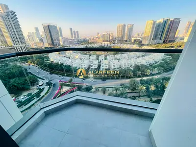 شقة بغرفة نوم واحدة | سكن أواسيس فيستا | الوصول إلى الشرفة والمسبح | إطلالة على المدينة