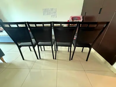 Set of Table and 4 Dining Chairs