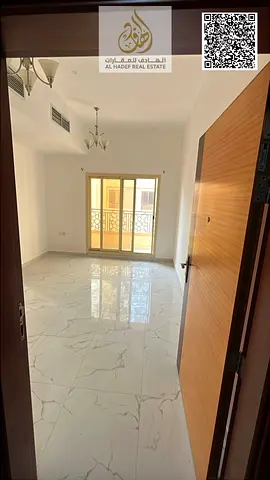 📌 Annual Rent – 1 Bedroom Apartment | Balcony | Central AC | Al Alia – Ghafer Building – Ajman | Families Only