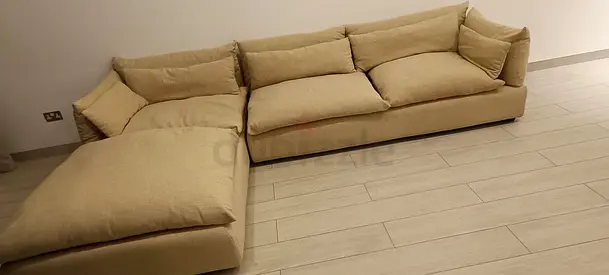 Marian Home Leather L shape sectional sofa