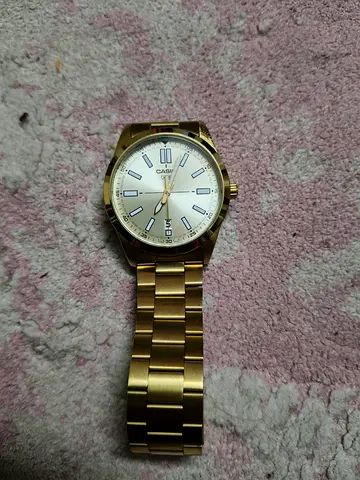Casio golden watch