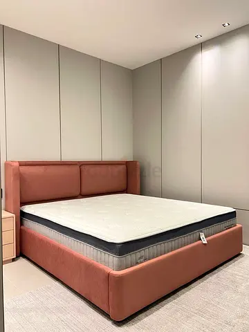 Stylish Queen Size Bed with Mattress