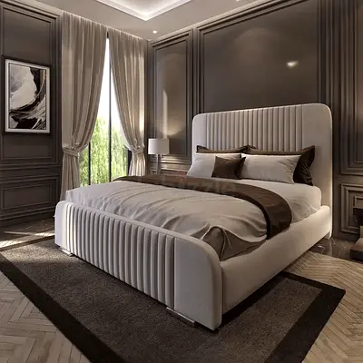 Elegant Modern Bed with Chic Design