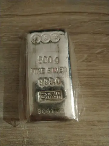 500g Fine Silver Bullion Bar