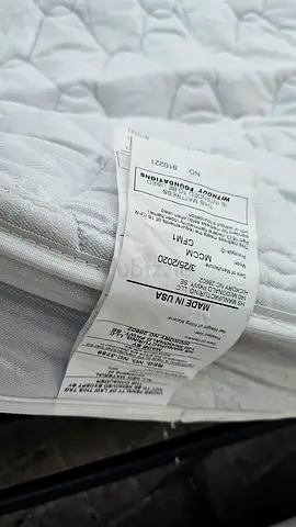 Cratebarrel sofa bed with mattress