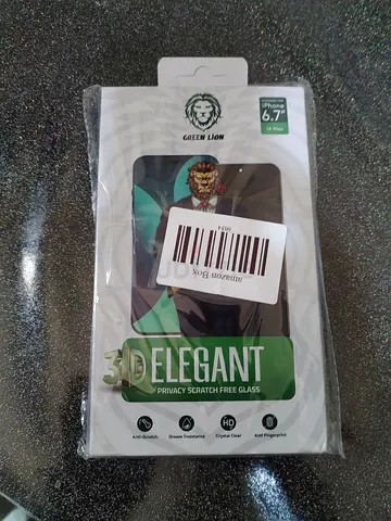 Green Lion 3D Elegant Privacy Glass for iPhone 14 Plus / Pro Max - Brand New