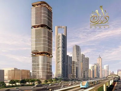 شقة مفروشة بغرفة نوم واحدة | Sol Luxe SZR | إطلالات بانورامية على البرج والبحر