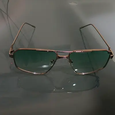 Stylish Green-Tinted Sunglasses