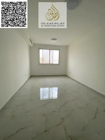 One-bedroom apartment with living room, 2 bathrooms, and balcony | Second tenant | Very spacious with high-end finishes, close to Sheikh Mohammed Bin