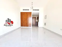 ( MONTHLY PAYMENTS )12 CHEQUES - SPACIOUS STUDIO AVAILABLE FOR FAMILY - RENT 38K - CAR PARKING + GYM