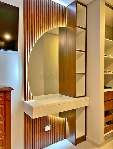 Modern Wall-Mounted Cabinet with Mirror