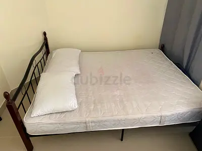 Bed frame and mattress