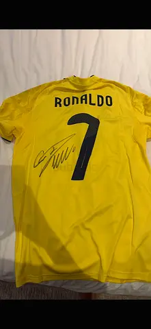 Signed Cristiano Ronaldo Jersey
