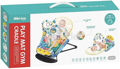 2-in-1 Play Mat Gym Cradle