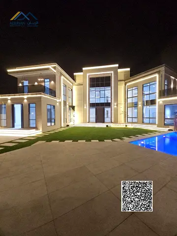Your chance to own the largest villa in the Al Yasmin area, freehold ownership for all nationalities, with a swimming pool and a total area of ​​10,30
