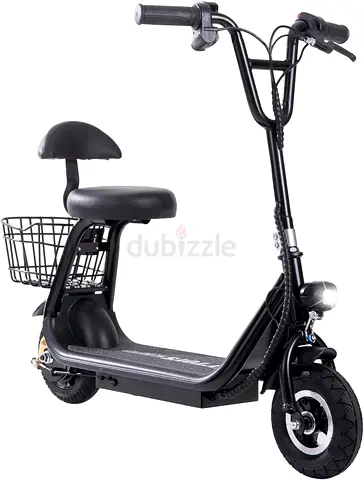 36V Kids Electric Scooter With Seat LED Light