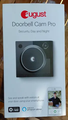 August Doorbell Cam Pro (2nd Gen) – Dark Gray – Like New in Box*
(Model: AUG-AB02-M02-G02)