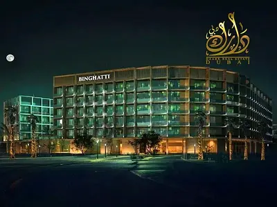 Furnished Studio | Binghatti Hillcrest | Pool & City Views