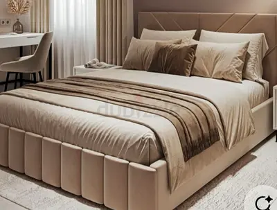 Beige colour 180*200 king size Bed