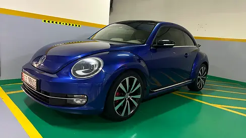 VW Beetle 2015, 2.0 L Turbo.