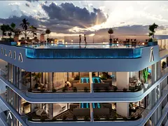 1Bhk+Study+PVT Pool - PHPP - Burj AZIZI View