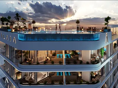 1Bhk+Study+PVT Pool - PHPP - Burj AZIZI View