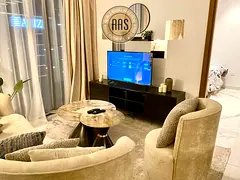 Ready to move fully furnished 2 bedroom apartment for rent only in 125k