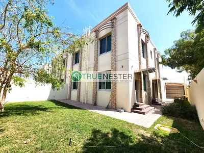 Spacious 5-Bedroom Semi-Detached Villa with Private Garden and Pool in Al Manara