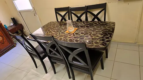 Dining table and chairs for sale