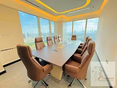 1-Month Offer | Premium Furnished Offices | Near to Metro | Biometric Access 24/7 | FREE Dewa | Cove