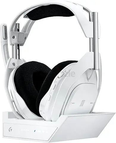 Logitech G Astro A50X Multi-Platform Wireless Gaming Headset + Base Station for PS5/Xbox/PC - WHITE