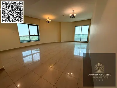اكبر وارقي شقه 3 غرف|صاله كبيره|3حمام|تكييف مركزي|2بلكونه اطلاله مفتوحه|تشطيبات سوبرديلوكس|موقع مميز بجوارجميع الخدمات|سهل الوصول لدبي والشارقه
