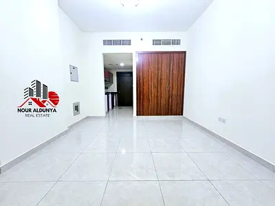 ( MONTHLY PAYMENTS )12 CHEQUES - SPACIOUS STUDIO AVAILABLE FOR FAMILY - RENT 36K - CAR PARKING + GYM FREE