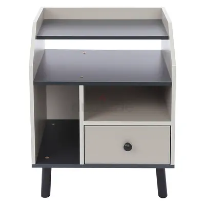 Modern minimalist bedside table with drawers ( Set of Two)