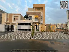 Villa for sale opposite a garden, including registration fees, electricity, water and air conditioni